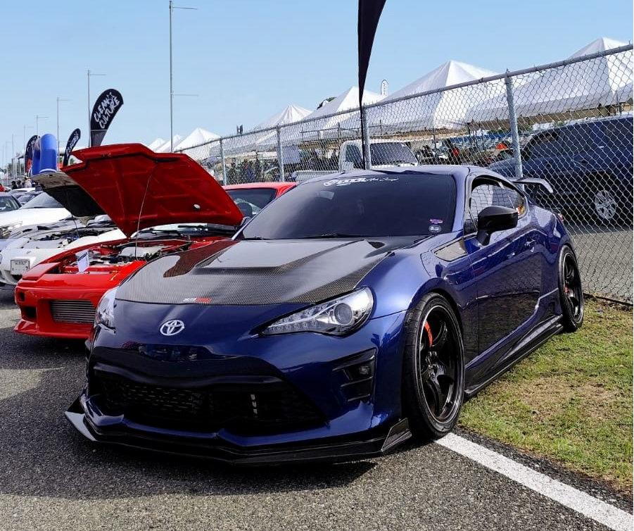 Toyota modificado en exhibición Toyota Day RD